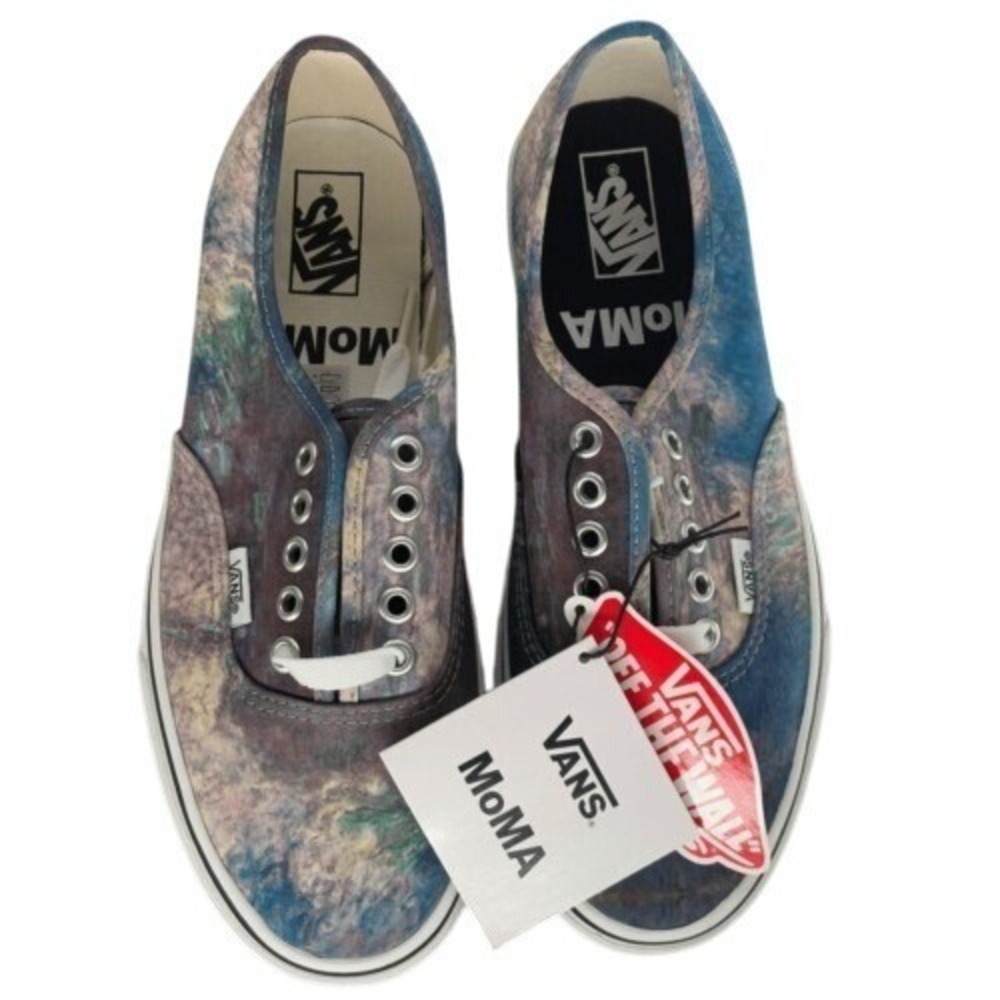 Vans Sneakers Claude Monet Museum of Modern Arts Water Lilies Women Size 7.5 New